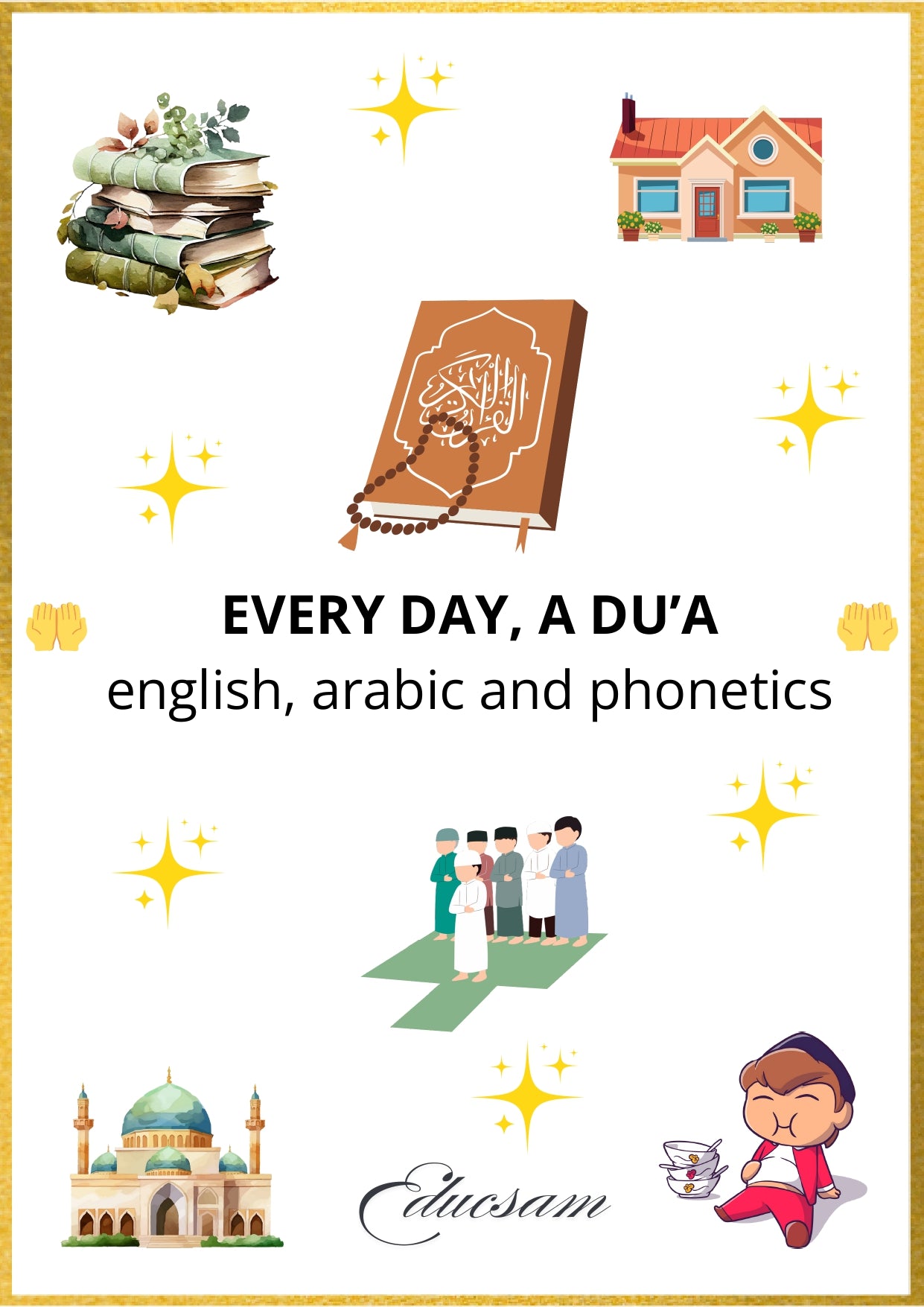 Dua card for kids
