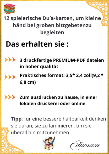 Dua karten für kinder